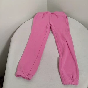 Athleric Works Girls Sweat Pants Size S (6-6X) Pink Mesh Active Gym Workout  - Picture 1 of 10