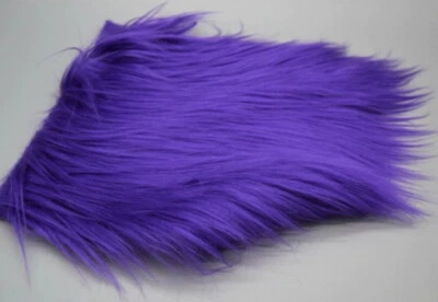 Faux Fur Fabric Plush Fake Mongolian Wool Fur Material For Clothing Hat 50x170cm - Image 1 of 4