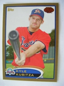 KYLE KUBITZA SP #/50 GOLD BRAVES 2012 Topps Pro Debut baseball card ANGELS #127 - Picture 1 of 1