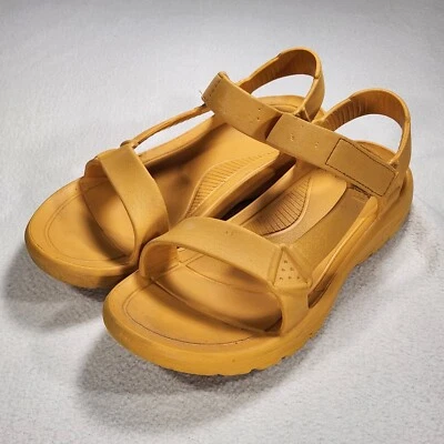 Sandalia de espuma Teva Hurricane Drift amarilla para hombre talla 11 impermeable Foto 1 de 4