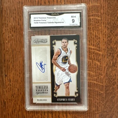 2012-13 Panini Timeless Treasures - Timeless Talents Auto #40 Steph Curry 70/99 - Image 1 of 3