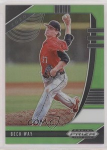 2020 Panini Prizm Draft Picks Lime Green Prizm /75 Beck Way #PDP129