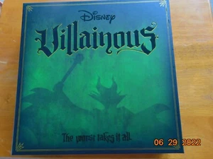 Disney Villainous "Il peggio prende tutto" gioco da tavolo scatola aperta sigillato all'interno - Foto 1 di 5
