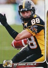 2010 EXTREME CFL DAVE STALA HAMILTON TIGER-CATS #56 (ST. MARYS HUSKIES)