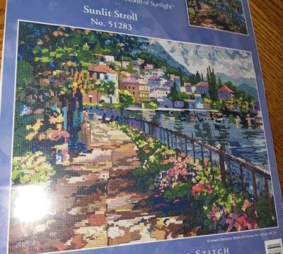 Candamar Designs Sunlit Stroll Counted Cross Stitch Kit # 51283 NEW - Image 1 of 4