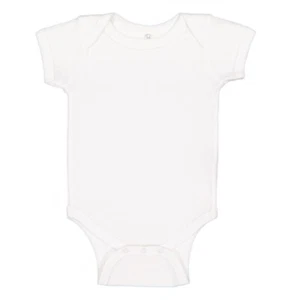 Rabbit Skins 4400 Infant Baby Rib Bodysuit - Picture 1 of 2