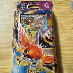 POKEMON XY PHANTOMKRÄFTE BRENNENDE WINDE THEMENDECK MIT TALONFLAME KARTE - Bild 1 von 2