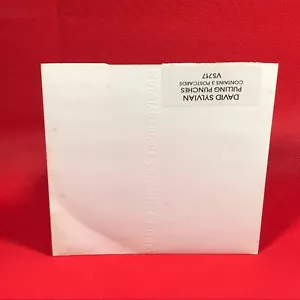 DAVID SYLVIAN Pulling Punches 1984 UK 7" vinyl single Embossed + Postcards - Picture 1 of 7