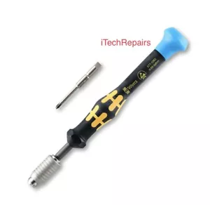 Apple Torque WERA Micro ESD Screw driver 0.65 KgF*cm Crosshead Bit 077-1062 - Picture 1 of 3