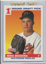 1991 Score Mike Mussina Rookie Card RC #383 Mint