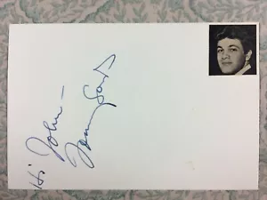 Tommy Sands - "Teen-Age Crush" - The Singin' Idol - Autogramm - Bild 1 von 1