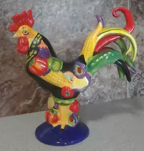Poultry In Motion "Chicken Salad" Rooster by Sharon Neuhaus 10" - Picture 1 of 7