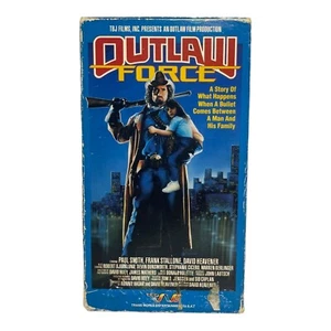 OUTLAW FORCE VHS - Trans World 1987 David Heavener Paul Smith Frank Stallone - Picture 1 of 8