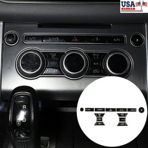 Air Conditioning Button Decoration Sticker For Land Rover Range Rover Sport - Picture 1 of 12