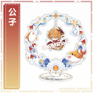 Genshin Impact Tartaglia Cartoon Desktop Acrylic Collect Cosplay Standing Sign - Picture 1 of 4