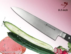 Nuevo cuchillo de chef japonés VG10 acero Gyuto 9,3 pulgadas hoja de pulido Full-Tang - Imagen 1 de 4