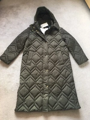 Barbour Cassius Modern Heritage Quilted Long Jacket Coat Size 18 BNWT RRP £279 - Image 1 of 4