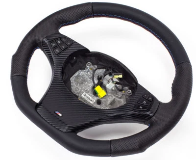 TAUSCH Tuning X3 E83 X5 E53 Lederlenkrad für BMW X5 BLENDE multi CARBON - Bild 1 von 4