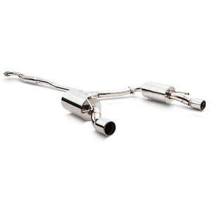 SISTEMA DE ESCAPE TRASERO ACERO INOXIDABLE CATBACK CAT PARA MINI CLUBMAN COOPER S R55 07-14 - Imagen 1 de 8