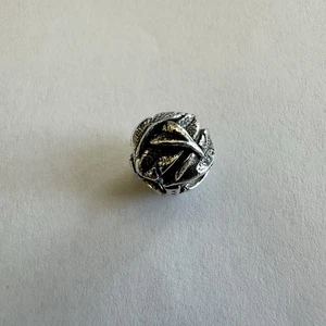 Trollbeads Retired Angels Feathers Silver Bead Authentic LAA 925S NEW! - Picture 1 of 5