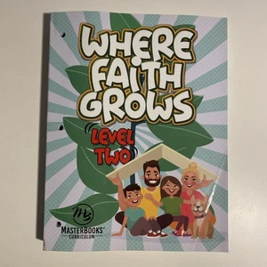 Master Books Where Faith Grows Level 2 Text, Clean Pages - Picture 1 of 11