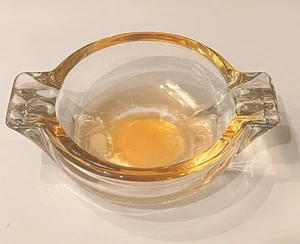 Mid - Century Modern Iridescent Orange Glass Ashtray 1920's to 1960's - Picture 1 of 2