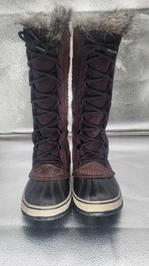 Botas hasta la rodilla SOREL Cate the Great Weather impermeables cálidas de invierno con cordones talla 7 - Imagen 1 de 10