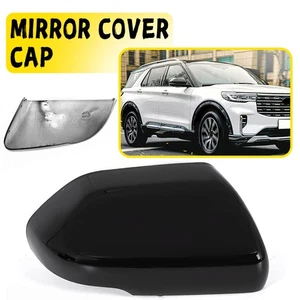 Cubierta de espejo retrovisor exterior negro brillante derecha para Ford Explorer 2020-2024 * - Imagen 1 de 14