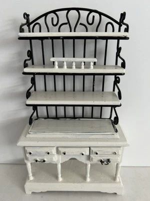 Dollhouse Miniature Open Display Cabinet 1:12 - Image 1 of 2