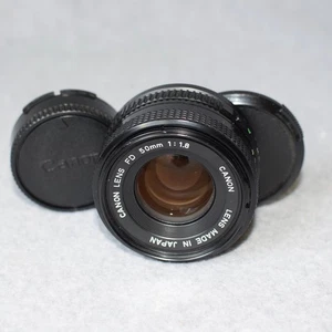 Canon obiettivo FD 50 mm 1:1.8 obiettivo principale standard 35 mm reflex pellicola DSLR digitale - Foto 1 di 15