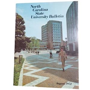 North Carolina State University Bulletin August 1972 Band 72 Nummer 3 - Bild 1 von 7