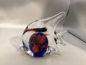 Munano Style Glass Fish Paperweight - Picture 1 of 7