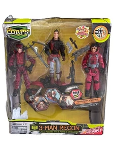 Figurines Lanard The Corps 3 Man Recon MARAUDERS 2010 - Photo 1/7