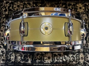 Gretsch GAS42514-GB Gergo Borlai Signature 4.25x14" Brass Snare Drum - Brass - Picture 1 of 7