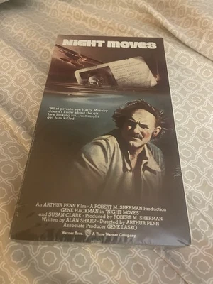 NIGHT MOVES (1975) - Brand-New Sealed VHS with Watermarks - Gene Hackman - Image 1 of 4