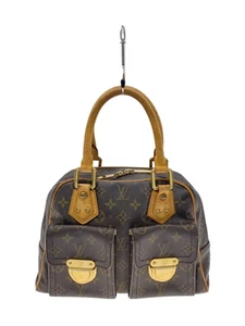 LOUIS VUITTON Manhattan PM M40026 Monogram Canvas Handtasche Braun Gebraucht - Bild 1 von 9