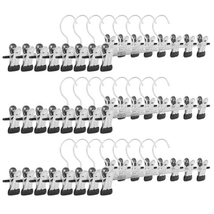 24 Stück Rockbügel mit Clips, Hosenbügel Metallbügel Space5631 - Bild 1 von 10