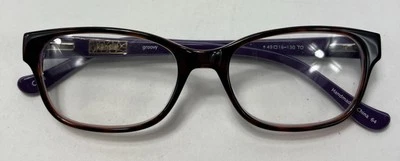 Kensie Groovy Purple Oval Eyeglass FRAMES ONLY 49 16 130 - Image 1 of 4