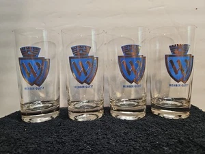 Vintage Wildwood Country Club Member/Guest Drink Glasses Set Of (4) Pre-owned - Picture 1 of 11