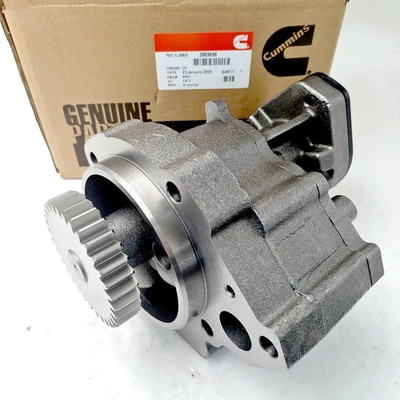 3803698 Oil Pump w/Straight Gear For Cummins 14L N14 QSN14 NT14 3609832 3609835 - Image 1 of 4