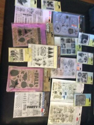 Lot of 17 PKGS~Clear Stamps~Lot New Sealed Packages - Image 1 of 4