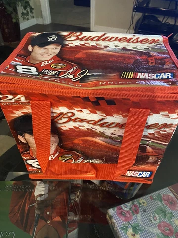 #8 Dale Earnhardt Jr ~ NASCAR Budweiser 24~12oz Can [Beer Cooler] Ltd Promo. NEW Cover