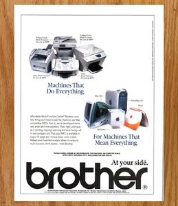 Impresora Brother G4 Cube iMac iBook - Videojuegos Impresos Anuncios Póster Promo Arte 2000 - Imagen 1 de 3