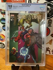 SECRET EMPIRE #8 CBCS 9.8 UNKNOWN COMICS EXCLUSIVE FERRY TRADE DRESS 🔥🔥🔥 - Picture 1 of 2