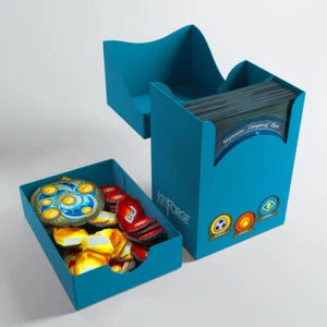 KeyForge Accessories KeyForge: Gemini Deck Box - Blue - Picture 1 of 1