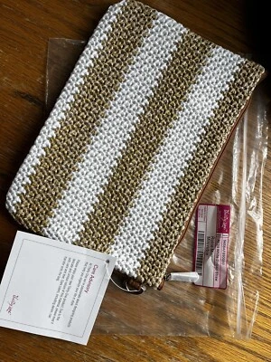 Thirty One - Ruby Mini/ White Striped Straw / new with bag  - Image 1 of 2