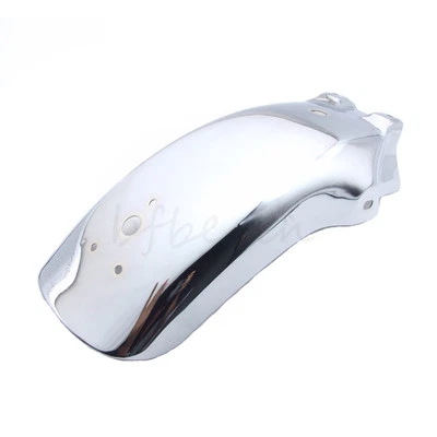 Motorcycle Rear Fender Mudguard Metal Universal for Chopper Bobber Honda Yamaha Foto 1 de 4