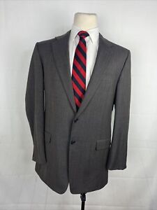 Hickey Freeman Men's Brown Wool Suit 43L 35X30 $2,595