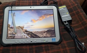 Panasonic Toughpad FZ-G1 10.1" Core i5 Battery 4GB RAM 128GB SSD Windows 10 Pro - Picture 1 of 4