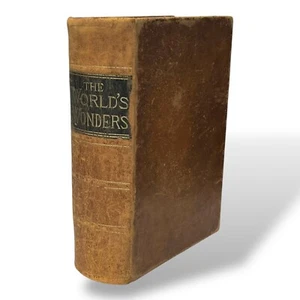 1884 Antique Book The World's Wonders Tropical and Polar Explorations Adventures - Imagen 1 de 19